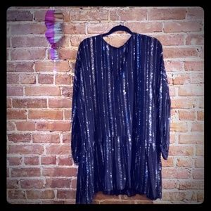 Zara Black/silver Tunic